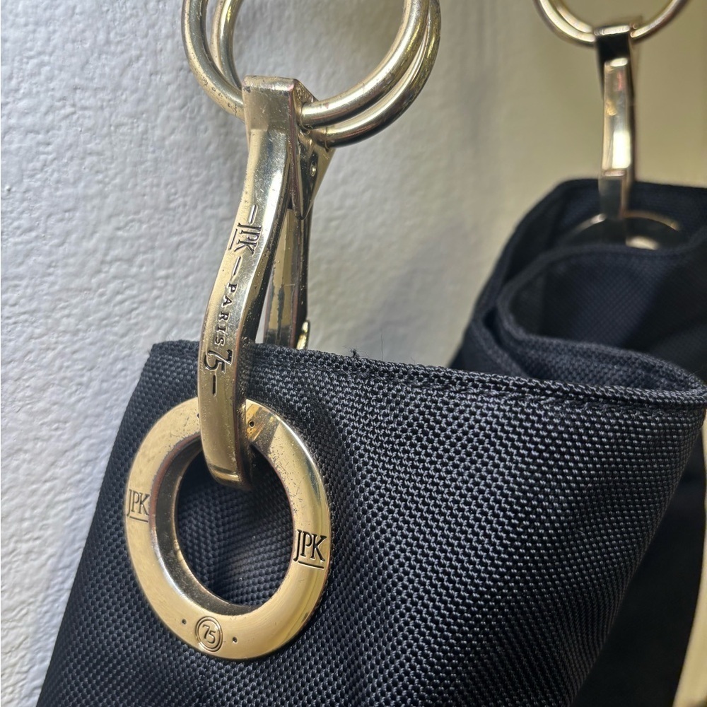 Jpk Paris 75 Black Shoulder Bag with Gold Details - Picture 5 of 8